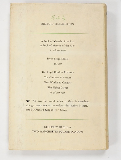 Greene, Barbara - Land Benighted, 1st edition, 8vo, original cloth, in unclipped d/j, Geoffrey Bles, London, 1938